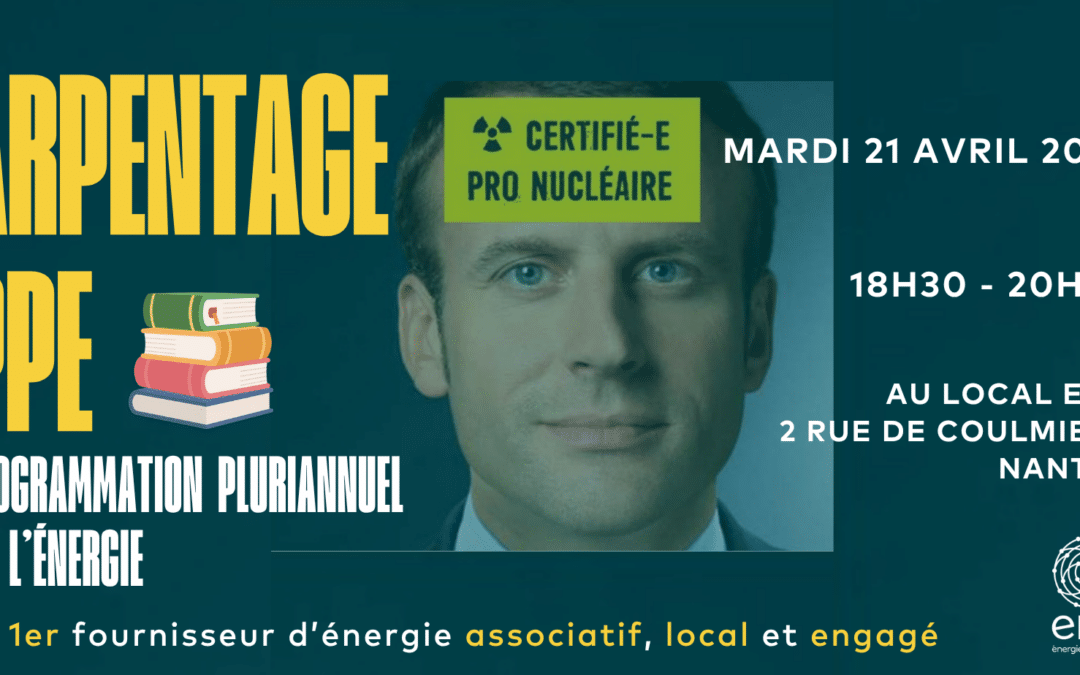 Arpentage PPE mardi 21 avril